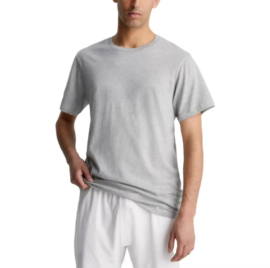 CALVIN KLEIN CK 3 PACK T-SHIRTS 纯色圆领短袖T恤男款三件装 商品