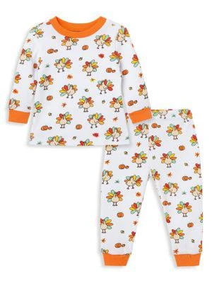 商品Little Me|Baby Boy's Thanksgiving 2-Piece Sweatshirt & Jogger Set,价格¥119,第3张图片详细描述