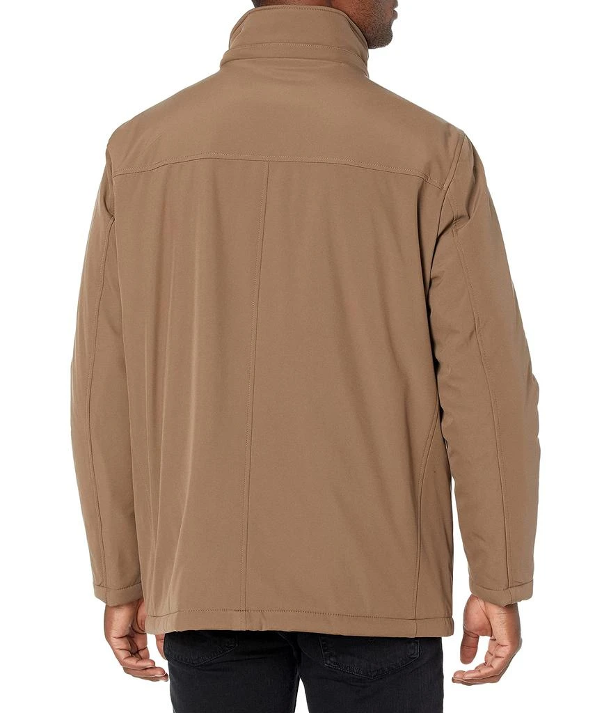 商品Calvin Klein|Men's Hooded Rip Stop Water and Wind Resistant Jacket with Fleece Bib,价格¥502,第3张图片详细描述