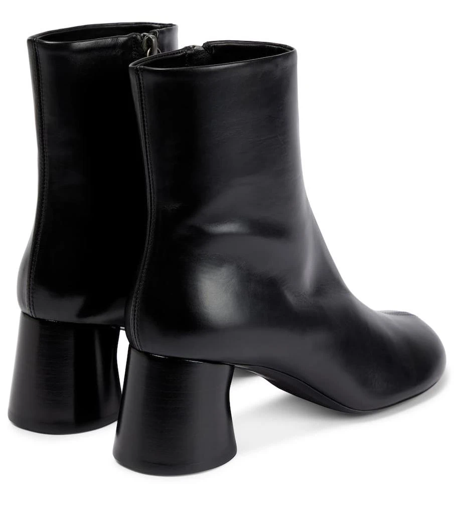 商品Khaite|Admiral leather ankle boots,价格¥5474,第3张图片详细描述
