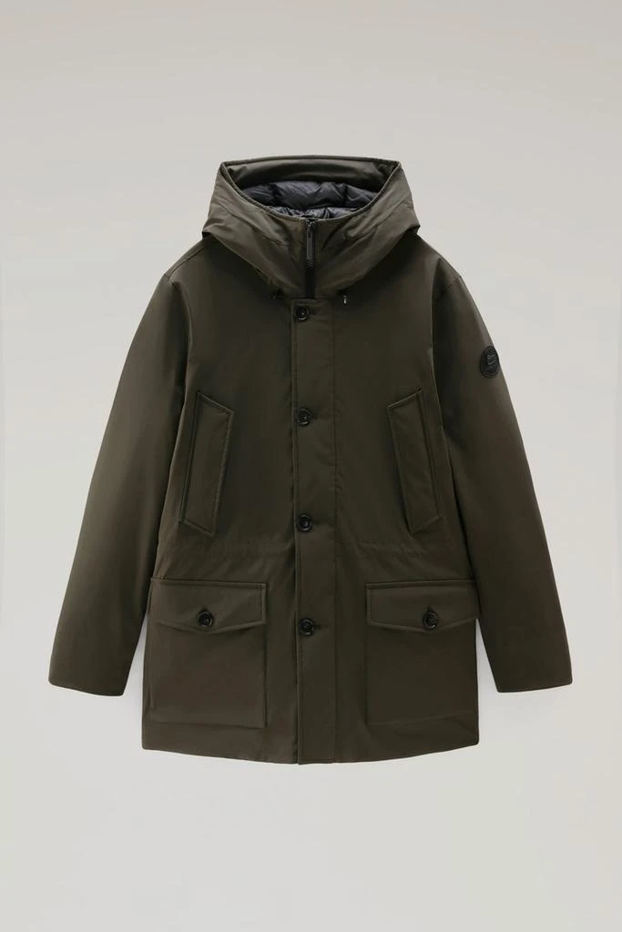 商品Woolrich|Arctic Parka in Stretch Nylon - Men - Blue,价格¥5484,第1张图片