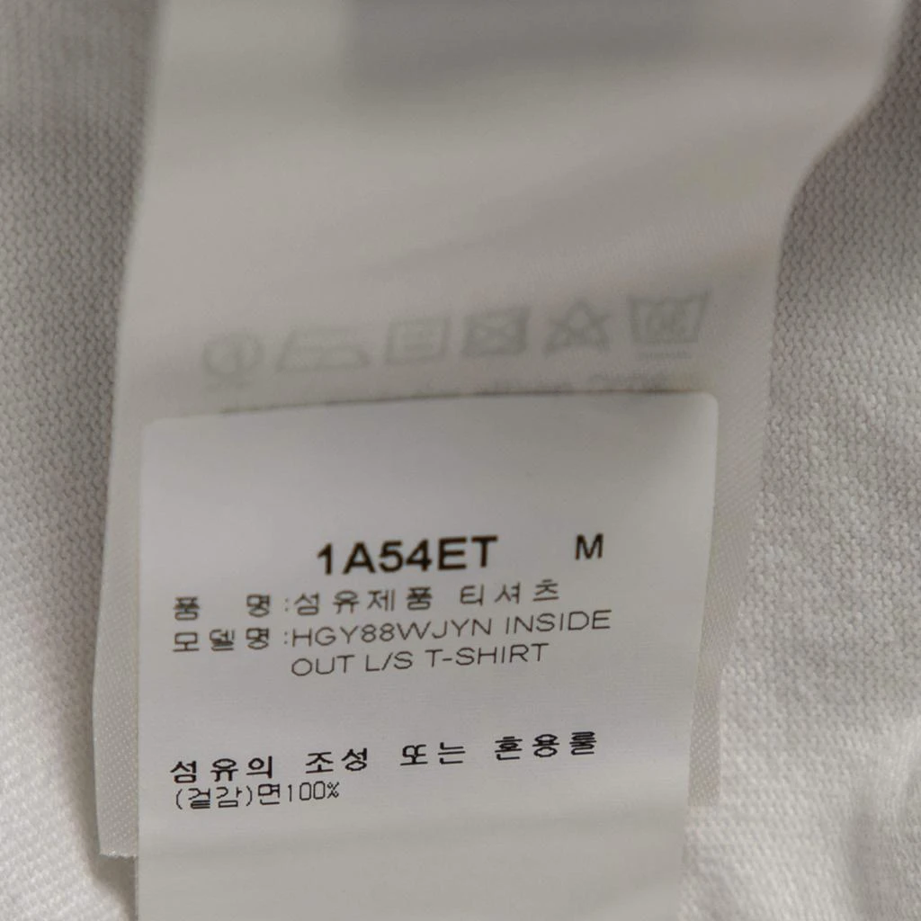 Louis Vuitton White Cotton Logo Embroidered Long Sleeve T-Shirt M 商品