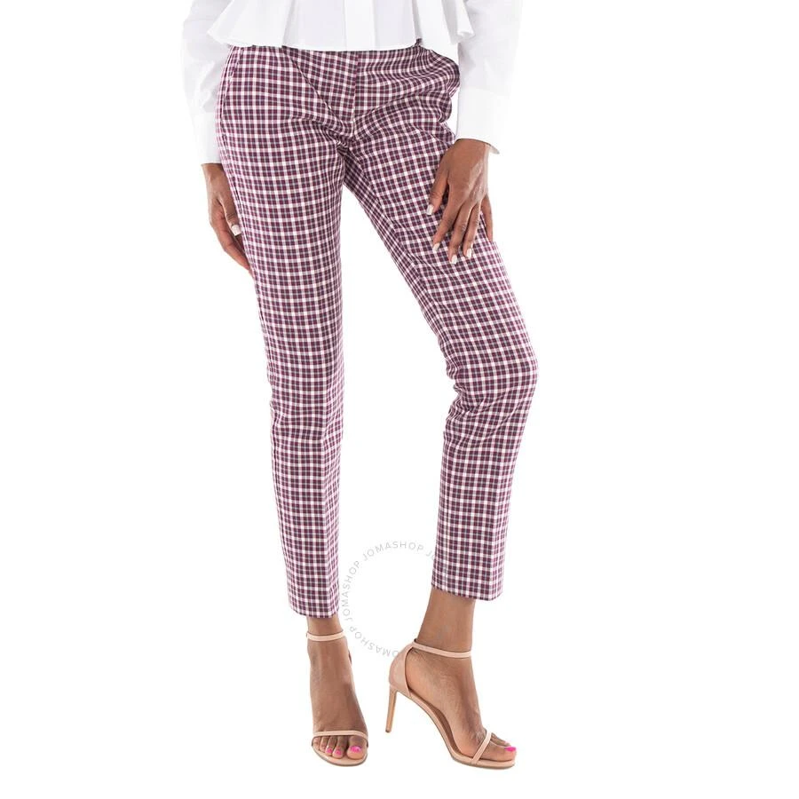 商品Burberry|Hanover Straight-fit Check Cotton Tailored Trousers,价格¥892,第1张图片