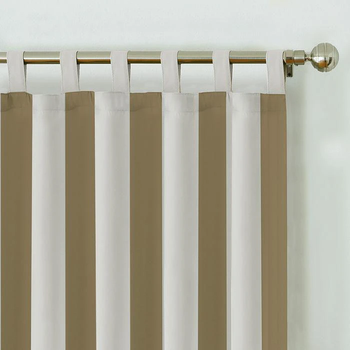 商品Elrene Home Fashions|Highland Stripe Indoor/Outdoor Curtain Panel, 50" x 84",价格¥595,第2张图片详细描述