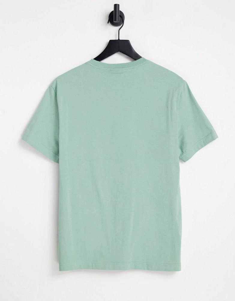 商品Calvin Klein|Calvin Klein hybrid logo t-shirt in teal green,价格¥251,第3张图片详细描述