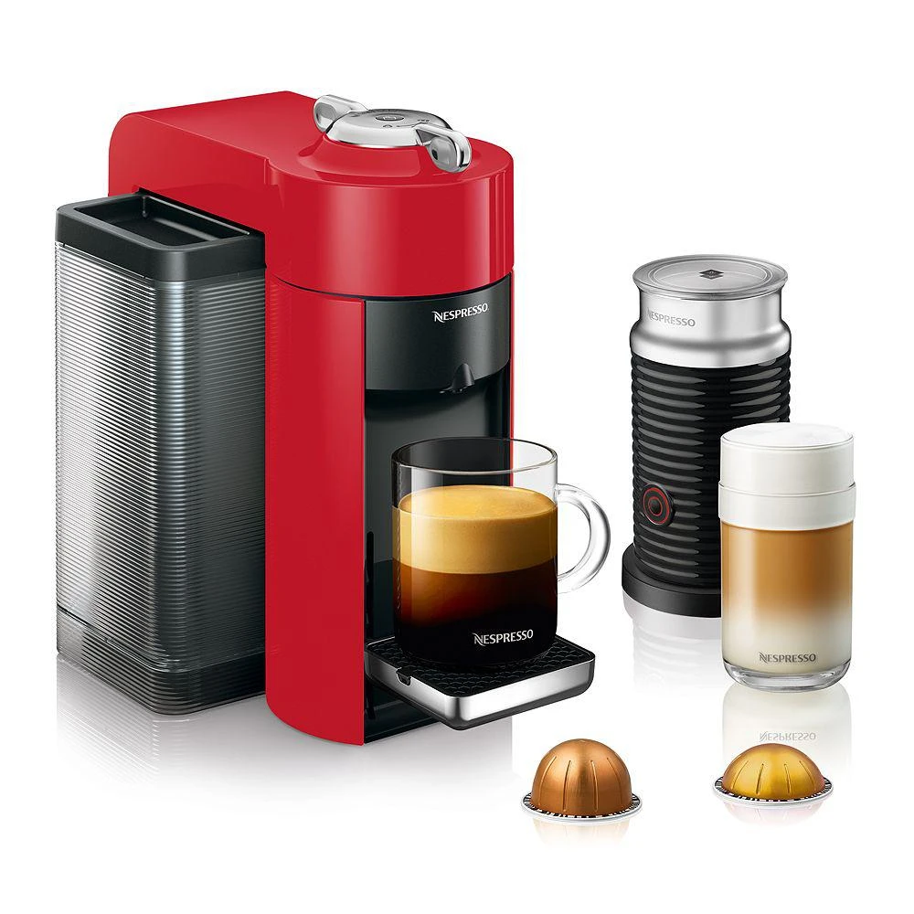 商品Nespresso|Vertuo Coffee & Espresso Maker by De'Longhi with Aeroccino Milk Frother,价格¥1406,第1张图片详细描述