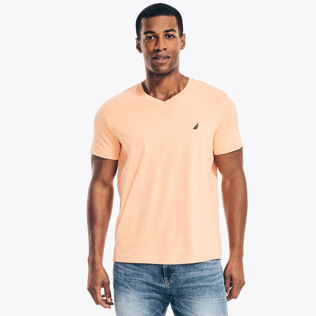 Nautica Mens Premium Cotton V-Neck T-Shirt商品第8张图片规格展示