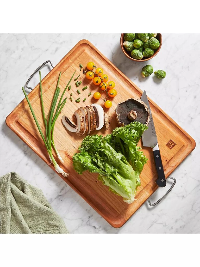 Cherry Wood Carving Board with Handles 商品