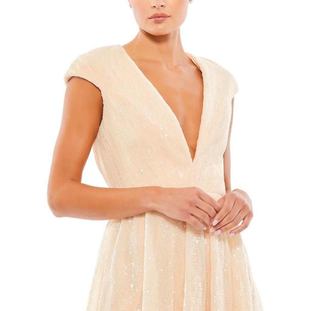 商品Mac Duggal|Mac Duggal Womens Sequined Short Cocktail and Party Dress,价格¥1312,第7张图片详细描述