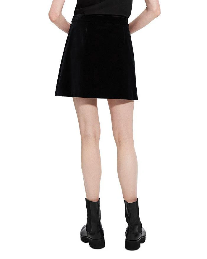 商品Theory|Velvet Wrap Mini Skirt,价格¥595,第2张图片详细描述