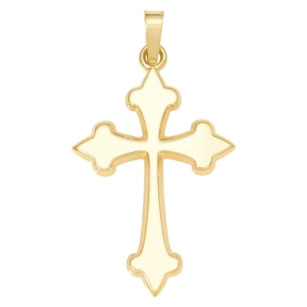 商品Macy's|Cross Pendant in 14k Yellow Gold,价格¥614,第1张图片