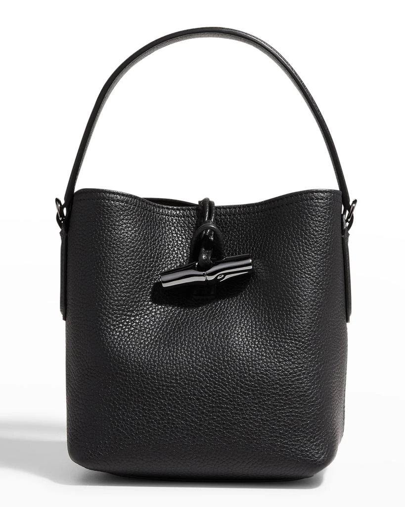 商品Longchamp|Roseau Essential Leather Bucket Bag,价格¥3827,第1张图片