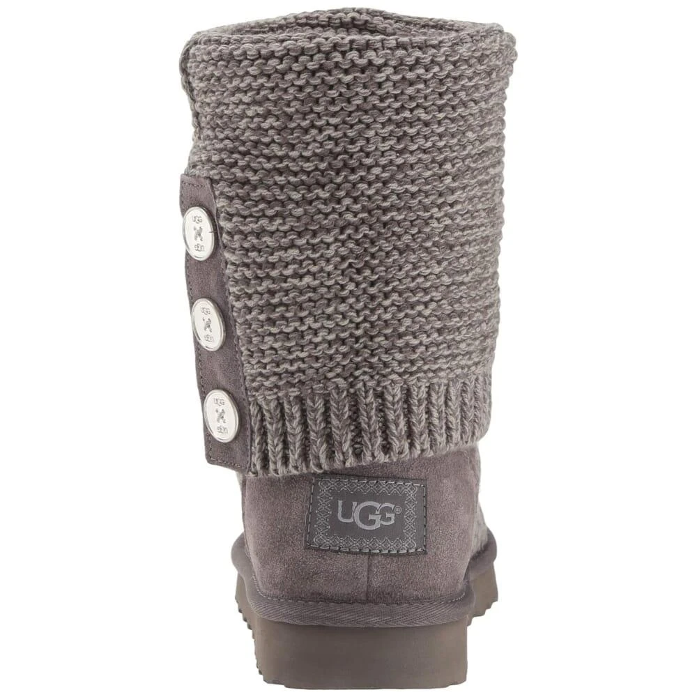 商品UGG|UGG Purl Cardy Knit Charcoal  1094949-CHRC Women's,价格¥270,第3张图片详细描述