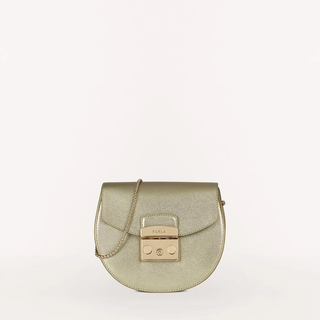 商品Furla|Furla Metropolis Mini Crossbody Metallic,价格¥1043,第1张图片