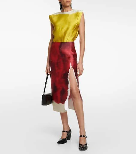 商品Prada|无袖真丝混纺女式上衣,价格¥22233,第2张图片详细描述