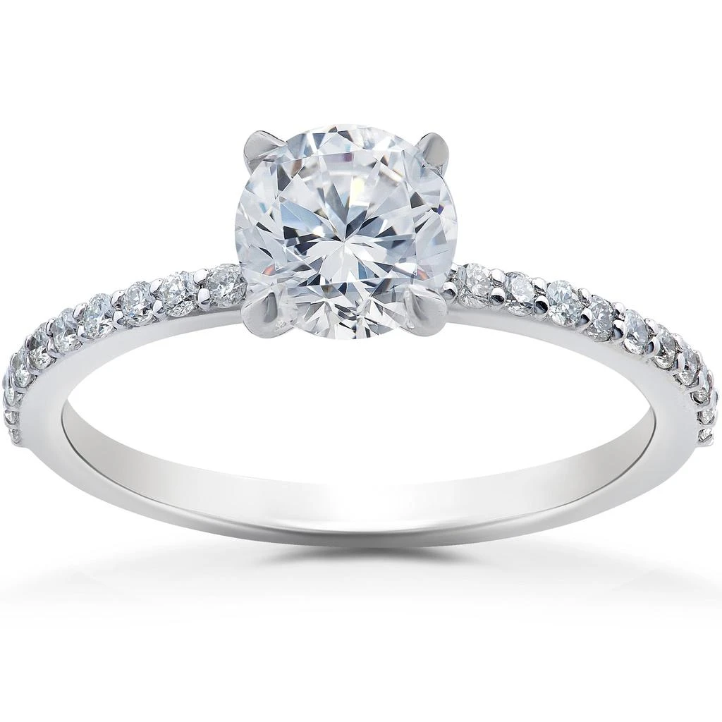 商品Pompeii3|1 1/4 ct Lab Grown Diamond Sophia Engagement Ring 14k White Gold,价格¥5560,第1张图片