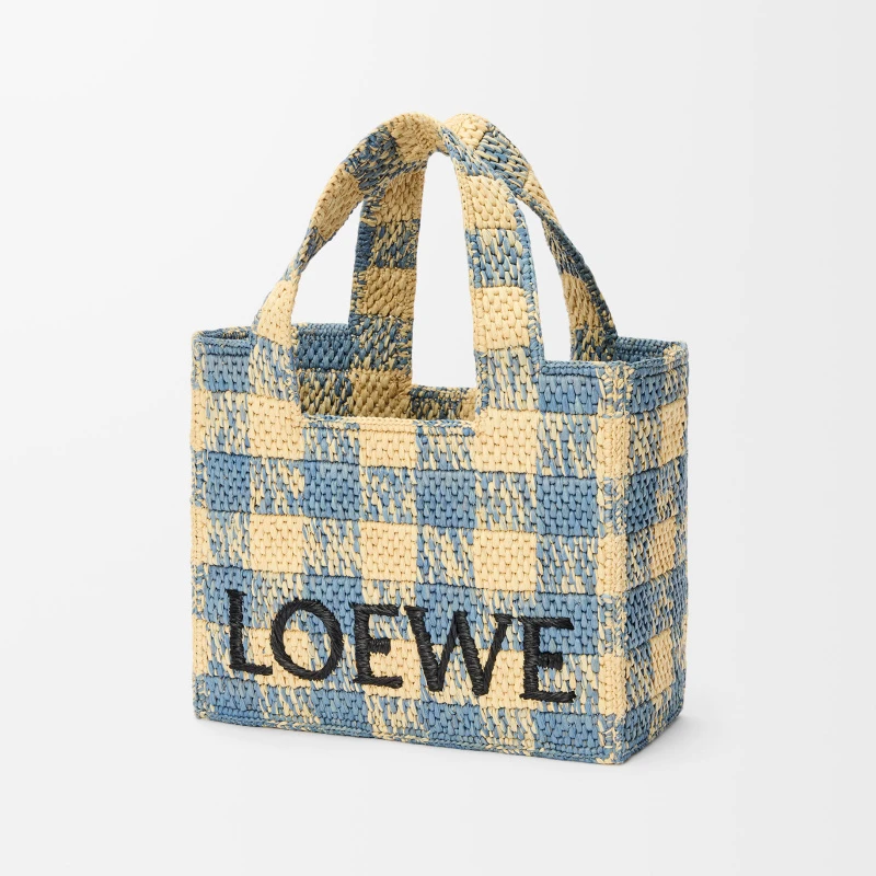 商品Loewe|LOEWE罗意威 Font 小号拉菲草手提包,价格¥10036,第6张图片详细描述