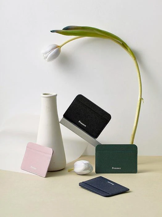 商品FENNEC|CAVI CARD POCKET WALLET - BLACK,价格¥393,第2张图片详细描述