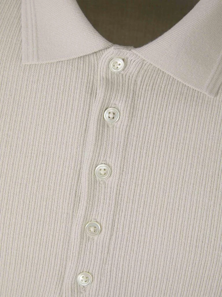 商品Thom Browne|Thom Browne Ribbed Polo Shirt,价格¥2574,第3张图片详细描述