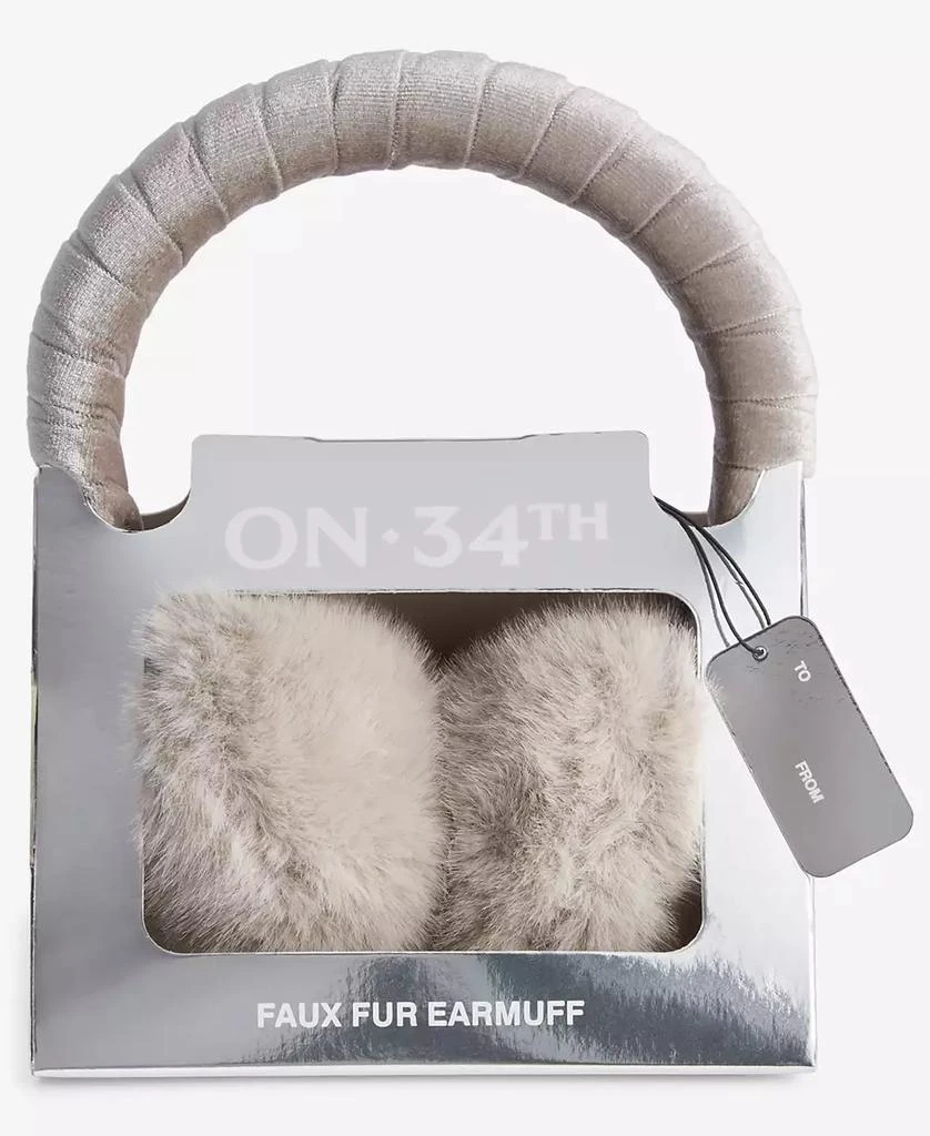 商品On 34th|Women's Faux-Fur Earmuffs Boxed Gift, Created for Macy's,价格¥99,第1张图片