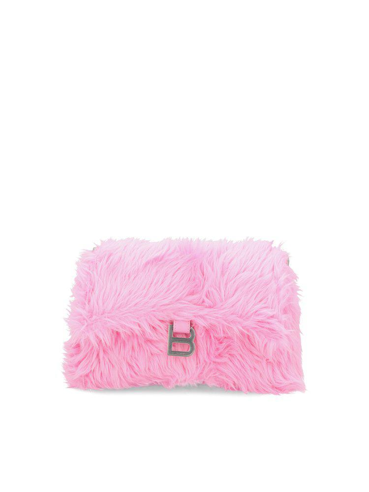 商品Balenciaga|Balenciaga Downtown Fake Fur XS Shoulder Bag,价格¥11849,第1张图片