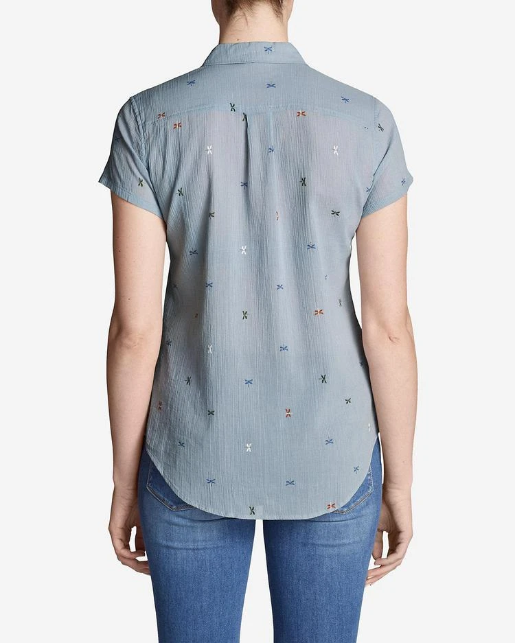 商品Eddie Bauer|Women&#39;s Packable Short-Sleeve Shirt - Print,价格¥224,第2张图片详细描述