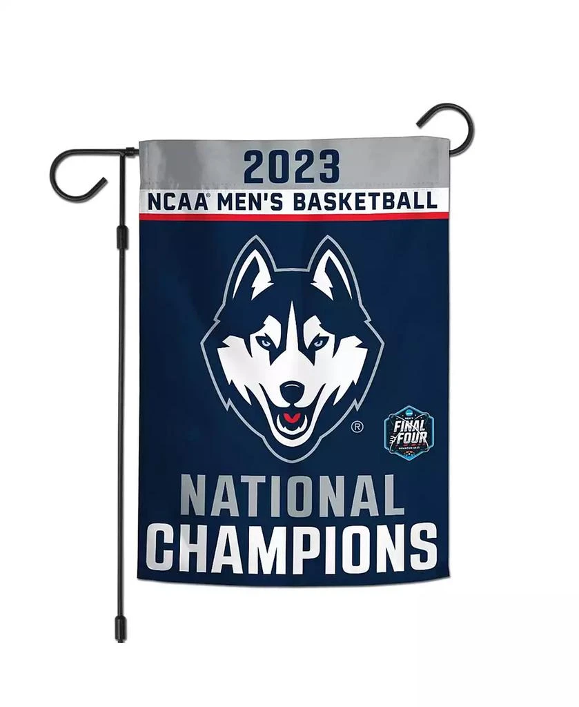 商品Wincraft|UConn Huskies 2023 NCAA Men's Basketball National Champions Two-Sided 12" x 18" Garden Flag,价格¥132,第1张图片