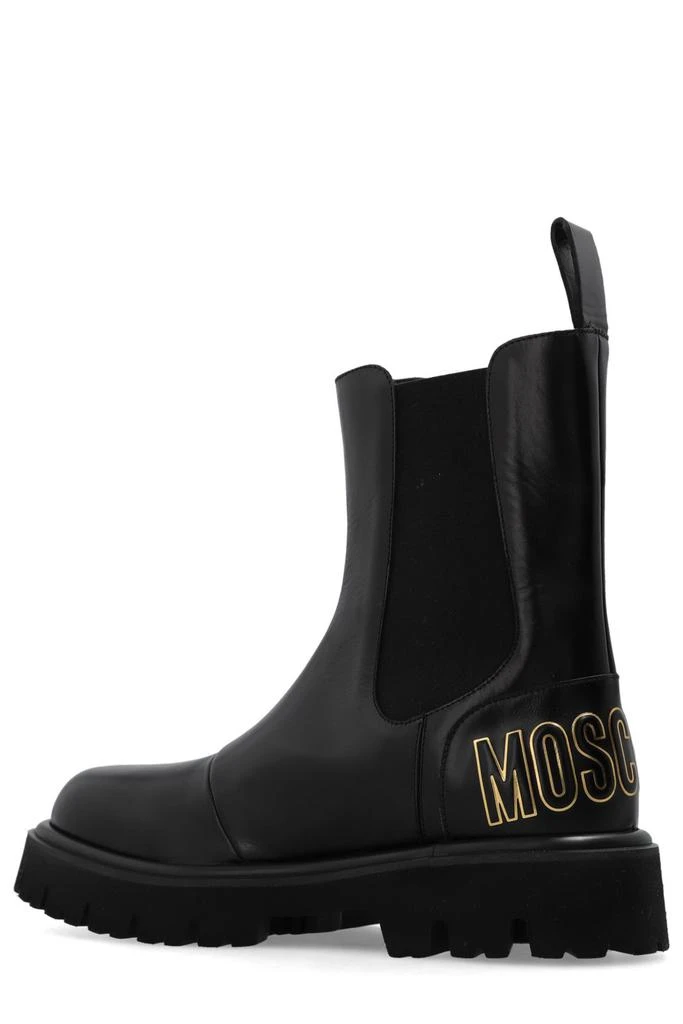 商品Moschino|Moschino Logo Lettering Chelsea Ankle Boots,价格¥3023,第3张图片详细描述