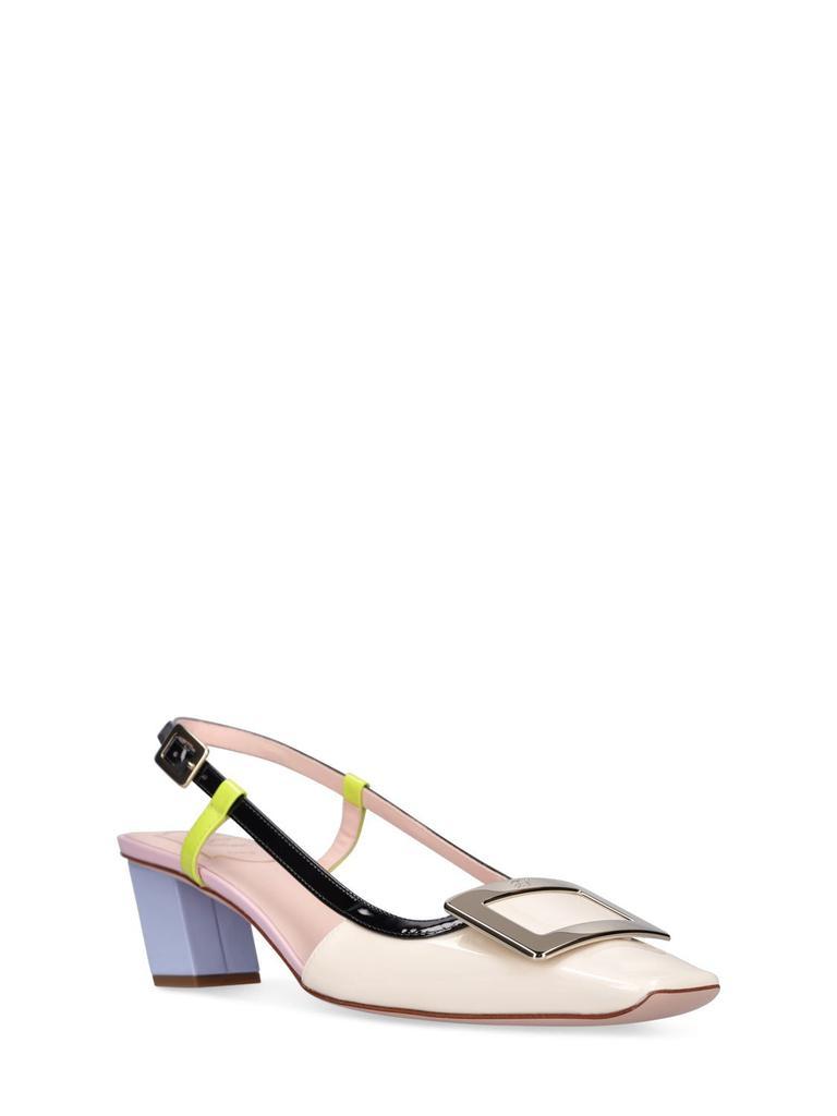 商品Roger Vivier|45mm Belle Vivier Patent Slingback Pumps,价格¥7120,第2张图片详细描述