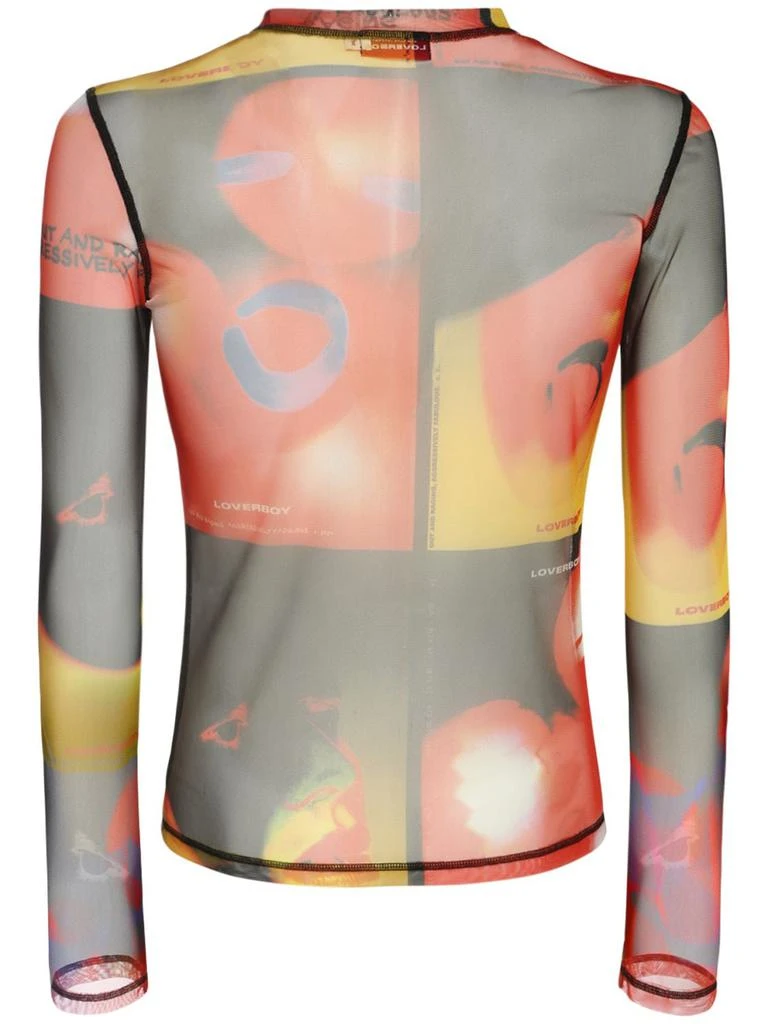 商品Charles Jeffrey Loverboy|Printed Mesh Tech T-shirt,价格¥634,第4张图片详细描述