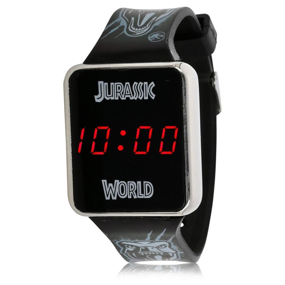 商品Accutime|Jurassic Park Kid's Touch LED Screen Black Silicone Strap Watch, 36mm x 33 mm,价格¥158,第1张图片