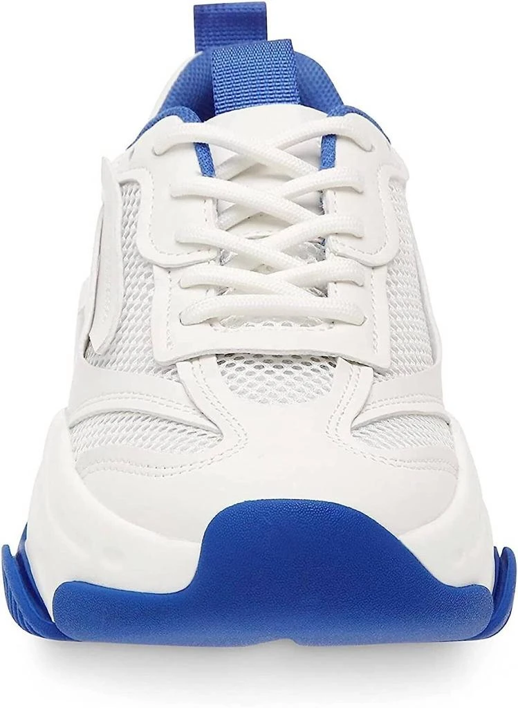 商品Steve Madden|Women's Possession Sneaker In White/blue,价格¥575,第3张图片详细描述