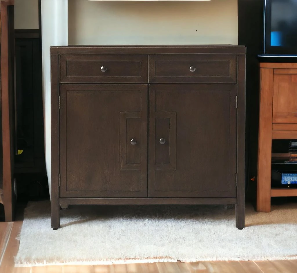 商品Homezia|Imperial Coffee Console Cabinet,价格¥6074,第2张图片详细描述