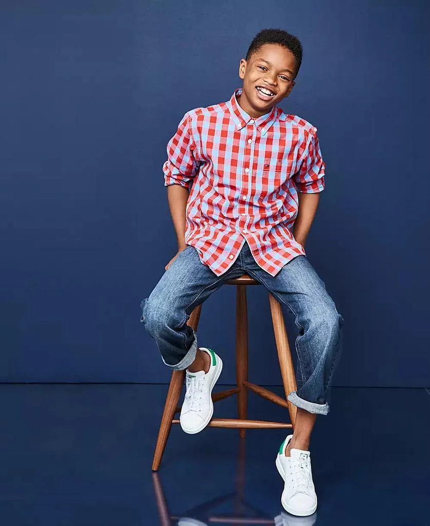 商品Tommy Hilfiger|Big Boys Kirk Box-Plaid Button-Down Shirt,价格¥159,第4张图片详细描述