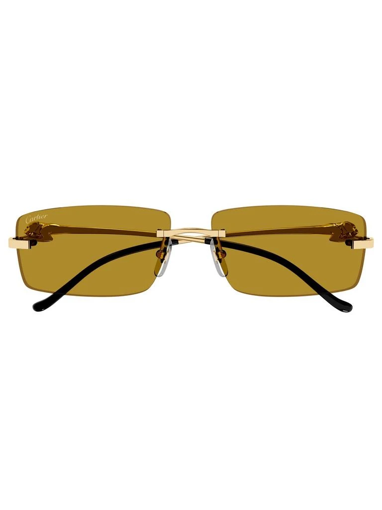 商品Cartier|Cartier Rectangular Frame Sunglasses,价格¥10843,第1张图片