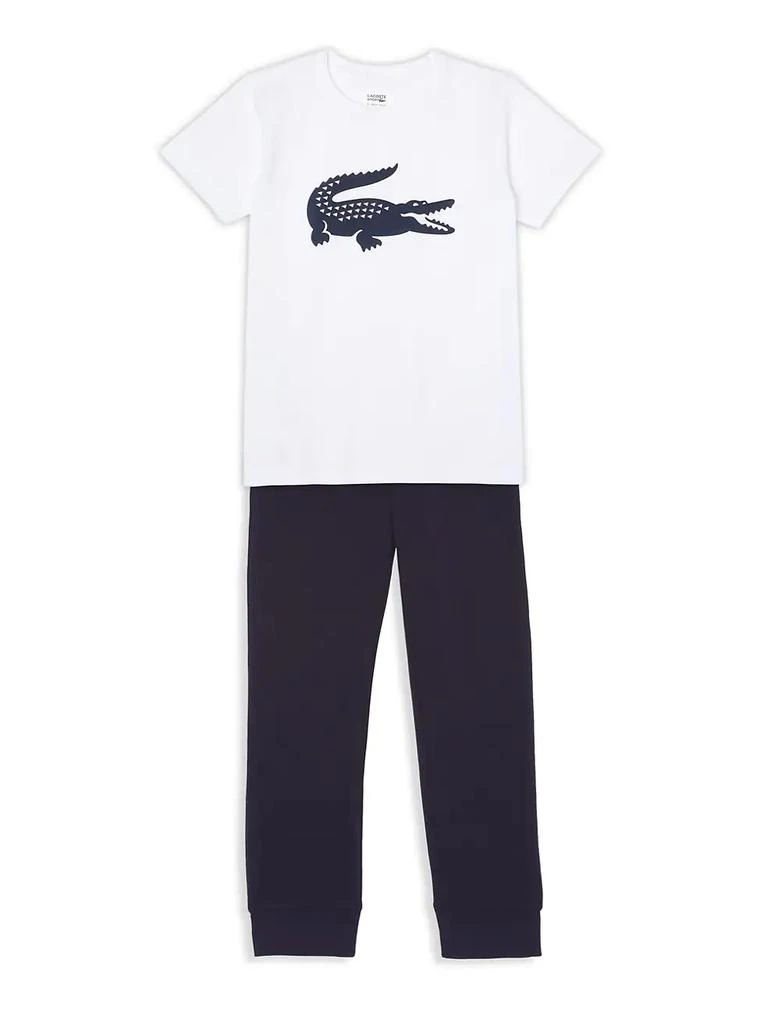 商品Lacoste|Little Boy's & Boy's Crocodile Print Tee,价格¥298,第2张图片详细描述