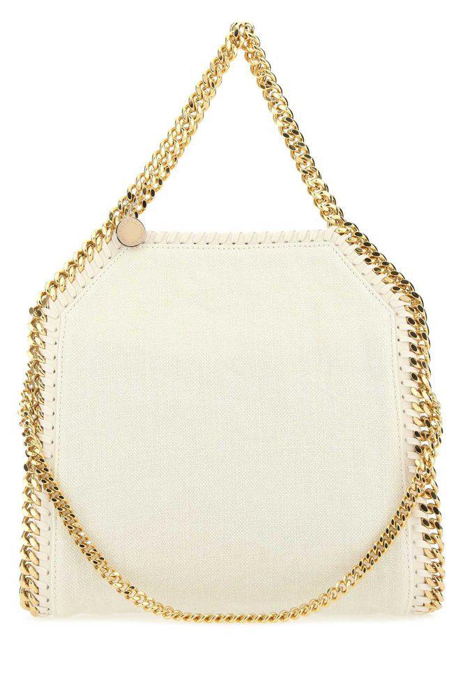 商品Stella McCartney|Stella McCartney Falabella Logo Charm Small Tote Bag,价格¥4988,第1张图片