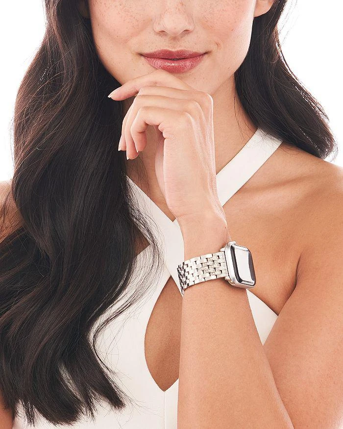 商品Michele|Stainless Diamond Bracelet Band for Apple Watch®, 38/40/41mm and 42/44/45/49mm,价格¥23229,第5张图片详细描述