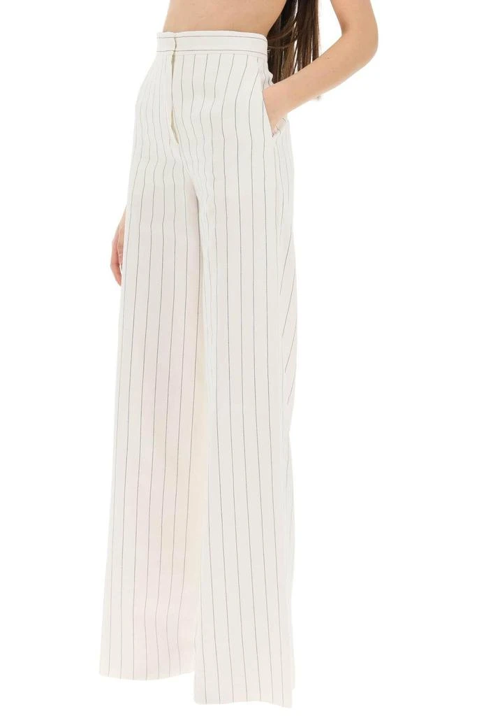 商品Max Mara|'MARATEA' PINSTRIPE LINEN COTTON TROUSERS,价格¥796,第5张图片详细描述
