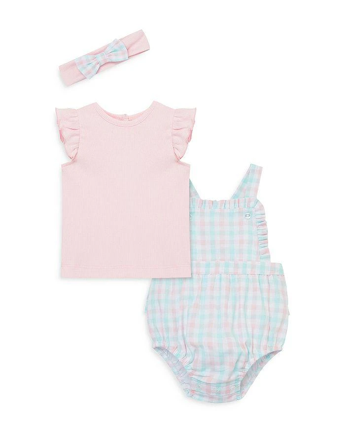 商品Little Me|Girls' Check Bubble Romper & Headband - Baby,价格¥339,第1张图片详细描述