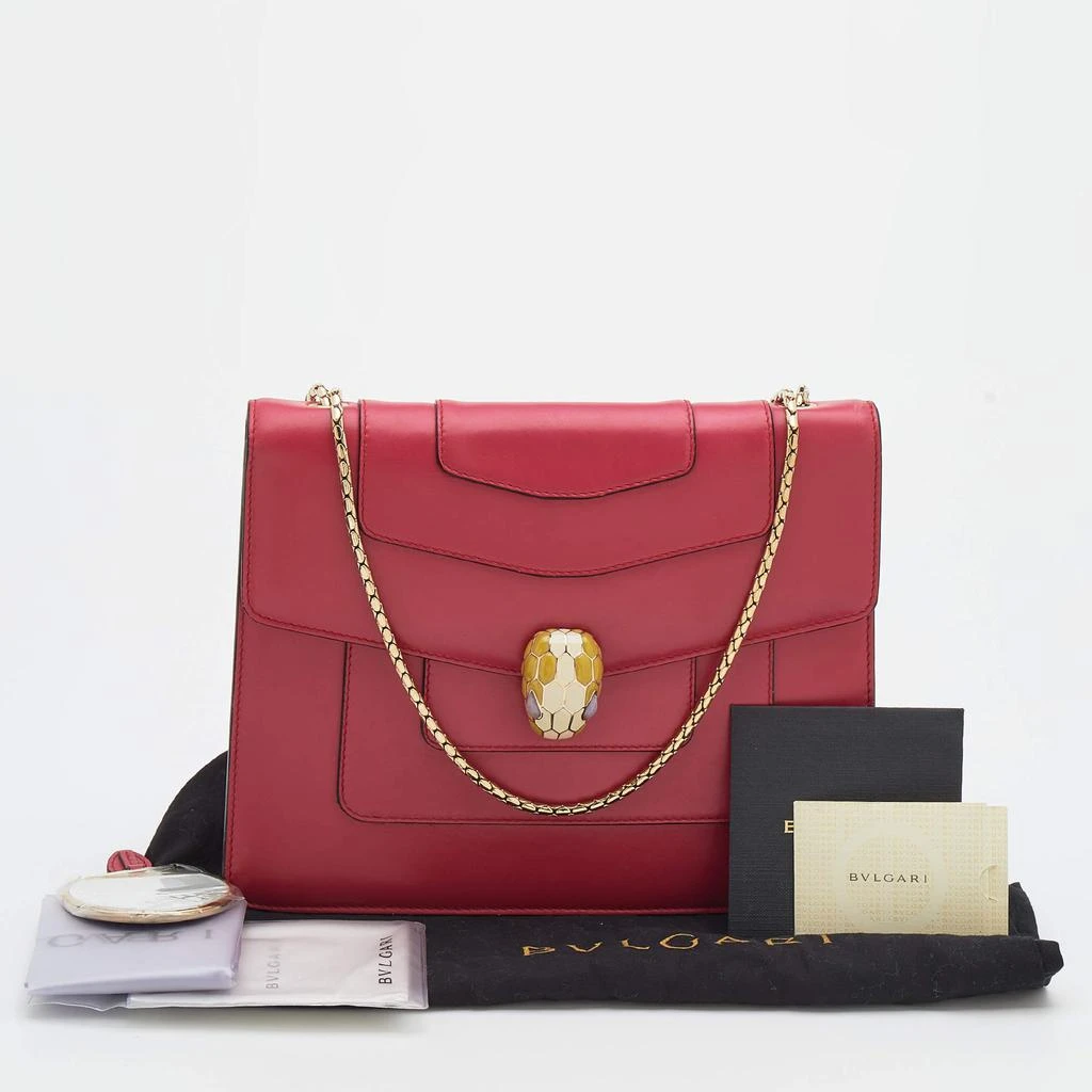 Bvlgari Pink Leather Medium Serpenti Forever Shoulder Bag 商品