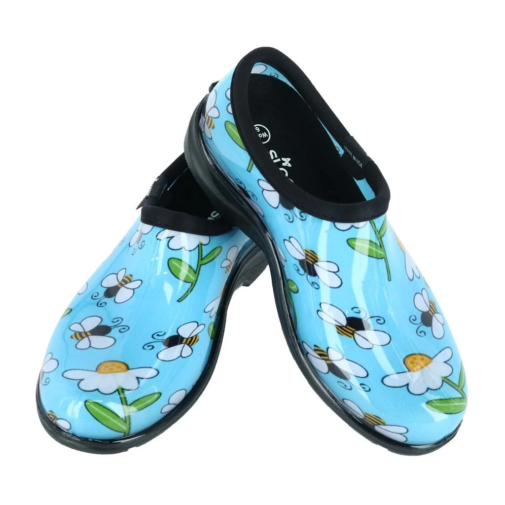 商品Sloggers|Women's Bumble Bee and Flower Print Rain and Garden Shoes,价格¥367,第3张图片详细描述