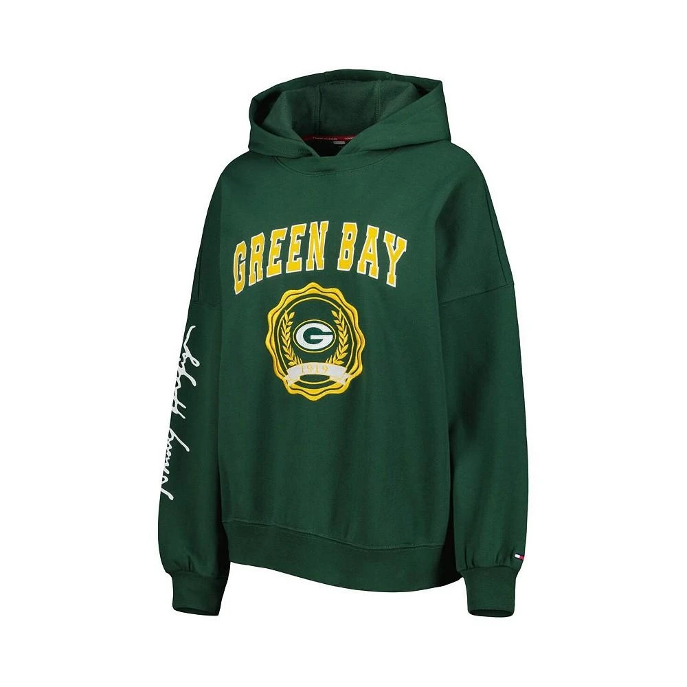 商品Tommy Hilfiger|Women's Green Green Bay Packers Becca Drop Shoulder Pullover Hoodie,价格¥505,第4张图片详细描述