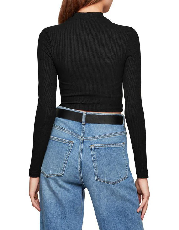 商品Miss Selfridge|Funnelneck Crop Top,价格¥113,第3张图片详细描述