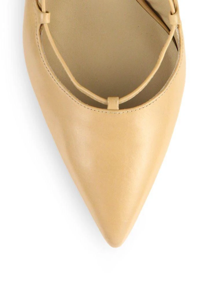 商品Michael Kors|Gabby Point Toe Leather Lace-Up Pumps,价格¥1183,第3张图片详细描述