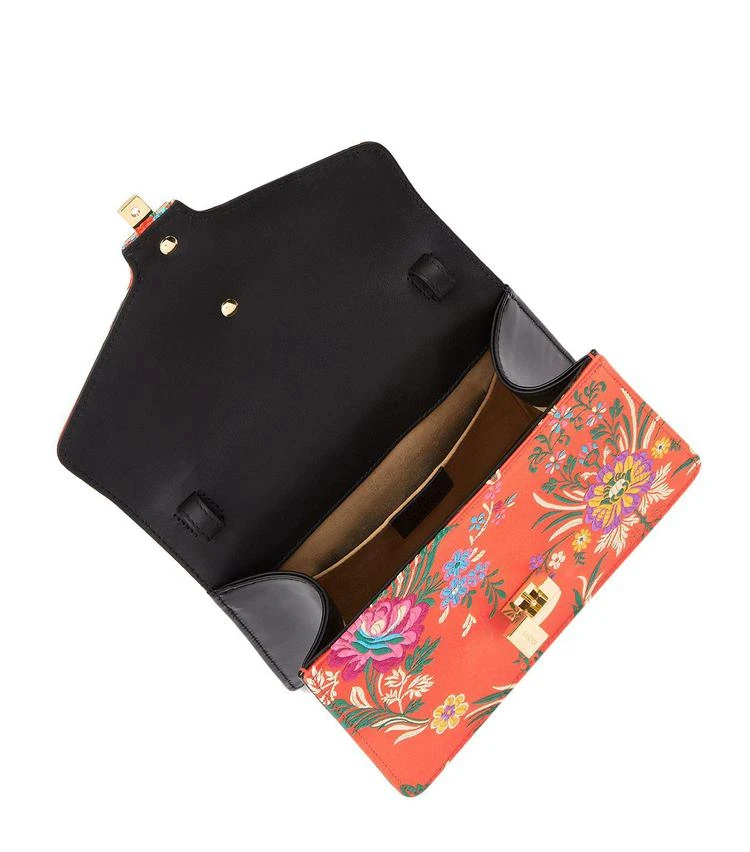 商品Gucci|Mini Sylvie Floral Jacquard Shoulder Bag,价格¥15634,第4张图片详细描述
