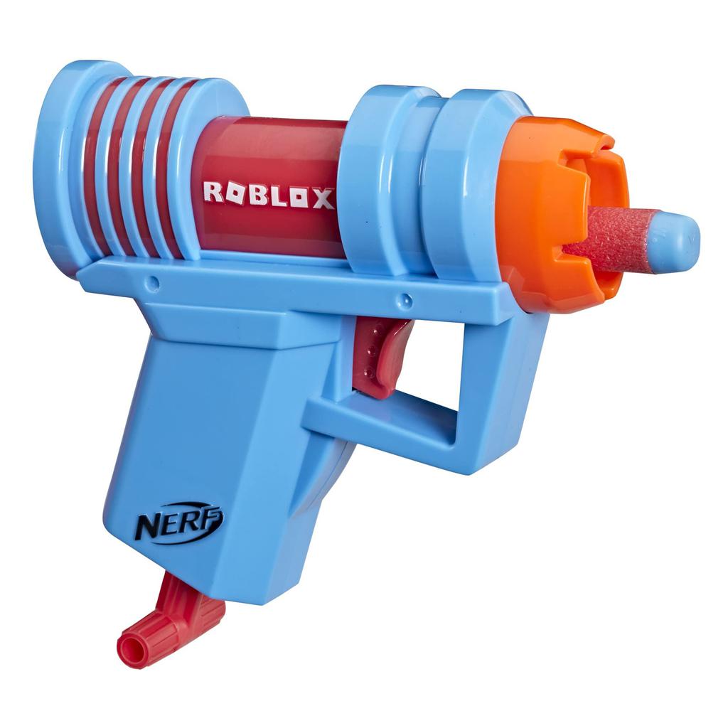 NERF Roblox Mad City: Plasma Ray Dart Blaster, Pull-Down Priming Handle, 2 Elite Darts, Code to Unlock in-Game Virtual Item商品第2张图片规格展示