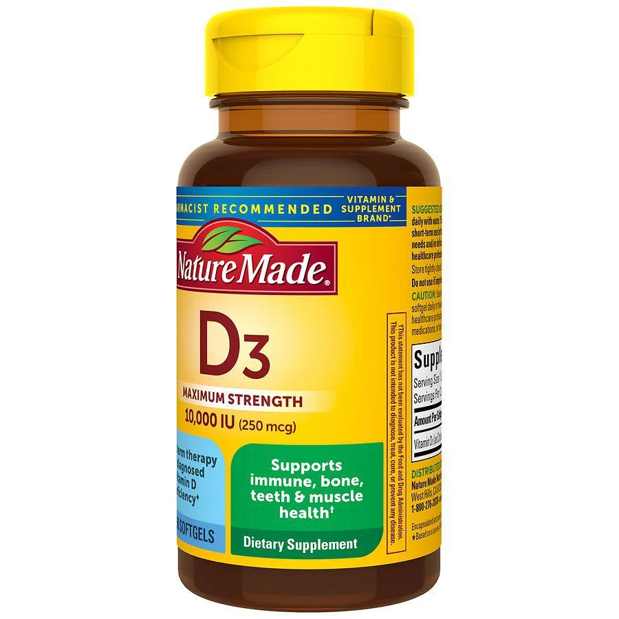 Maximum Strength Vitamin D3 10000 IU (250 mcg) Softgels 商品