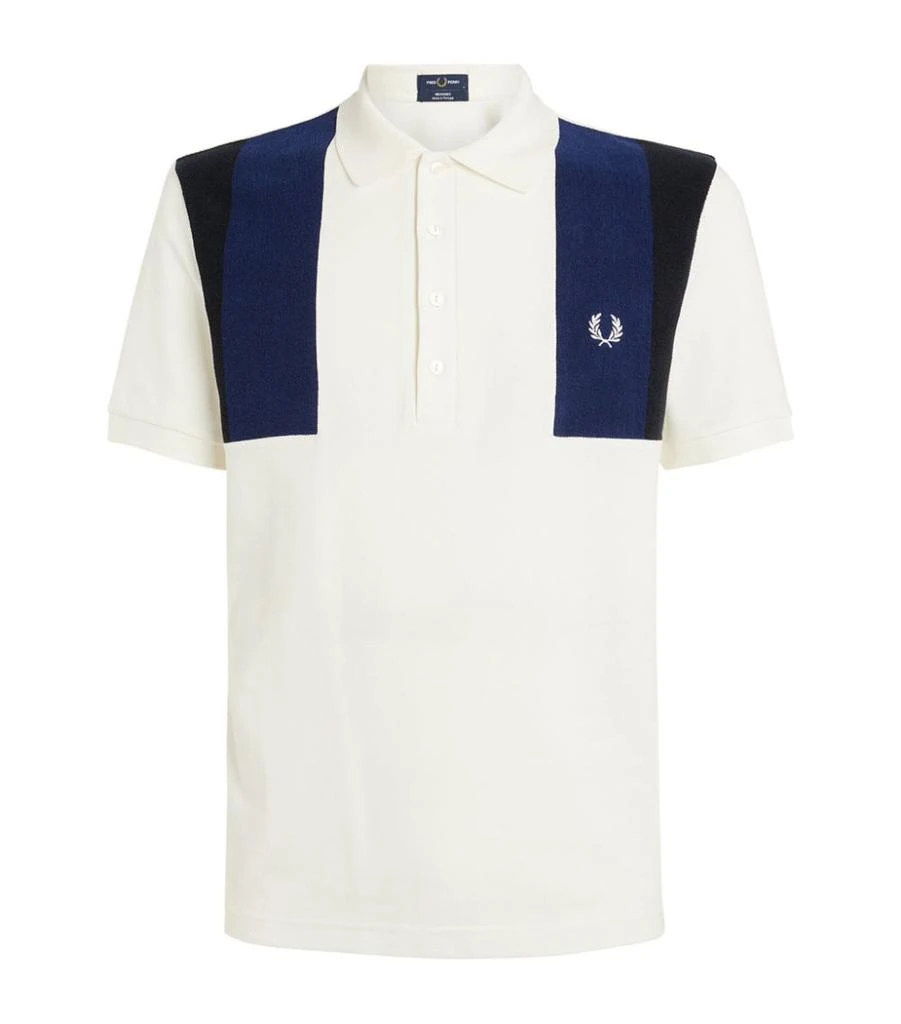 商品Fred Perry|Towelling-Panel Polo Shirt,价格¥436,第1张图片