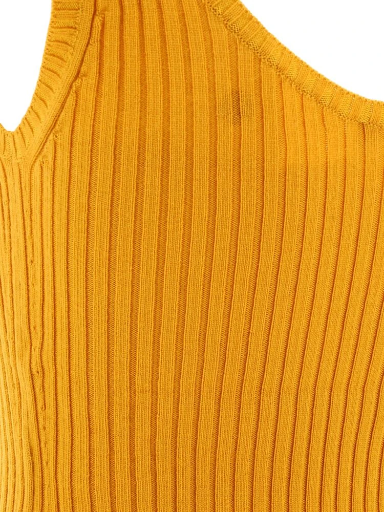 商品【商品预售7天】 Chloé|Chloé 女士上衣 C22UMH03650780 黄色,价格¥3502,第4张图片详细描述